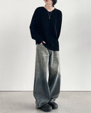 Dury V-neck Knit T-shirt