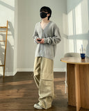 Overlap Stitch Cargo Pants