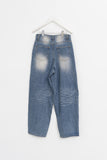 Circle Embo Wide Denim