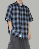 Swallow short-sleeved check shirt
