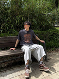 Two-Tuck Soft Bermuda Pants