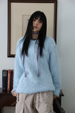 Pastel leash over knit