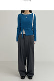 [unisex] Double Tuck Banding Wide Slacks