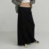 Maxi Low Rise H-Line Skirt