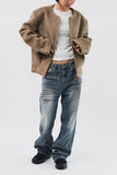 Flare Embo Washed Jeans