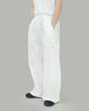 Navel button balloon pants