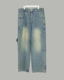 Keep patch denim pants