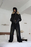 Fur Detachable Padded Blouson