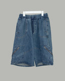 Warning banding Bermuda pants