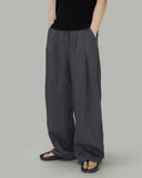 By Linen Two-Tuck Pants
