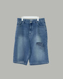 Nikki Damaged Bermuda Pants