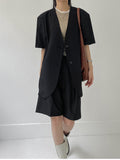 Biche No Collar Half Overfit Jacket