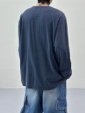 Ocean Pigment Washing Overfit Sleeve