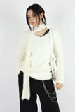 Scarf mink knit
