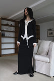 Shirring Mermaid Long Skirt