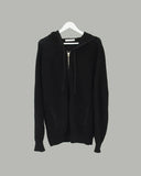 Lesher two-way knit zip-up