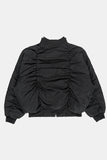 Special shirring over MA-1 jumper