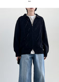 Odd Scashi Knit Zip-Up