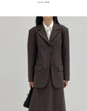 Melio Single Loose Fit Blazer