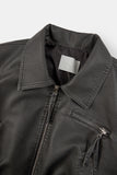 Pilot vintage leather flight jumper
