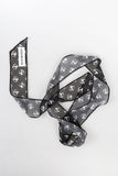 Pro.1 see-through logo scarf