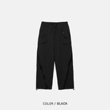 Sea Curved Zip Nylon Pants