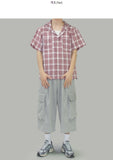 Rafner short sleeve check shirt