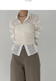 Heart ribbed layered tube top