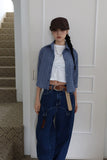 D-ring cowgirl denim jeans
