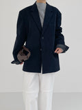[unisex] Corduroy Single Overfit Blazer