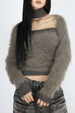 Blanc Fur Bolero Top Set
