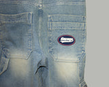 Keep patch denim pants
