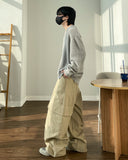 Overlap Stitch Cargo Pants