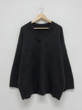 [SET] Mona V-neck Loose Fit Knit