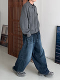 Dark Blue Dart Balloon Banding Denim