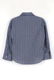 Check crop midi shirt