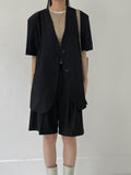 Biche No Collar Half Overfit Jacket