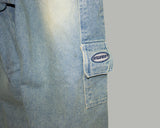 Keep patch denim pants