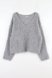 Pastel Cash V-neck Knit
