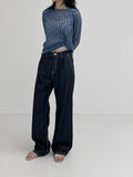 Scramble Raglan See-Through Knit