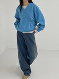 885 Washed Curved Wide Denim