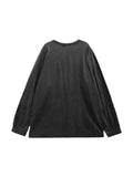 Ocean Pigment Washing Overfit Sleeve
