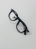 French Square Horn-rimmed Glasses