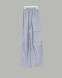 Unbalanced big cargo pants