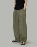 By Linen Two-Tuck Pants
