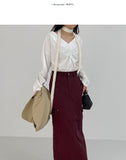 58 Strap Cargo Maxi Long Skirt