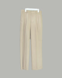 Toyu two-tuck wide slacks