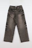 Chalk embossed washed denim