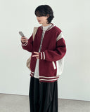 Chewing Varsity Knit Zip Up