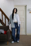 Comfort bootcut denim jeans
